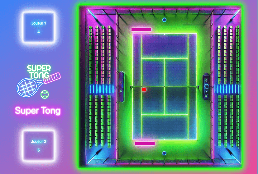 Main screen of the projet Super-tong